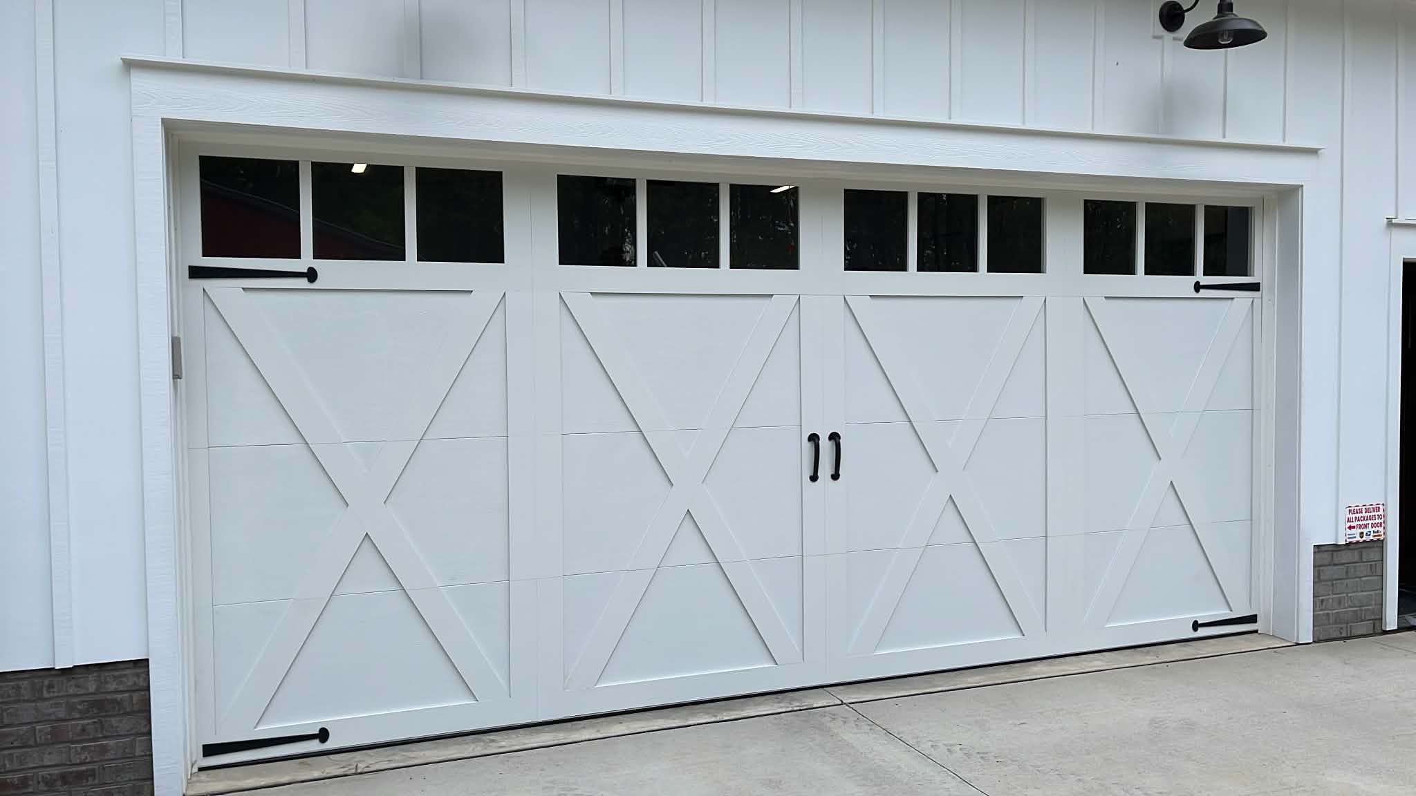 Farmhouse X-brace doors