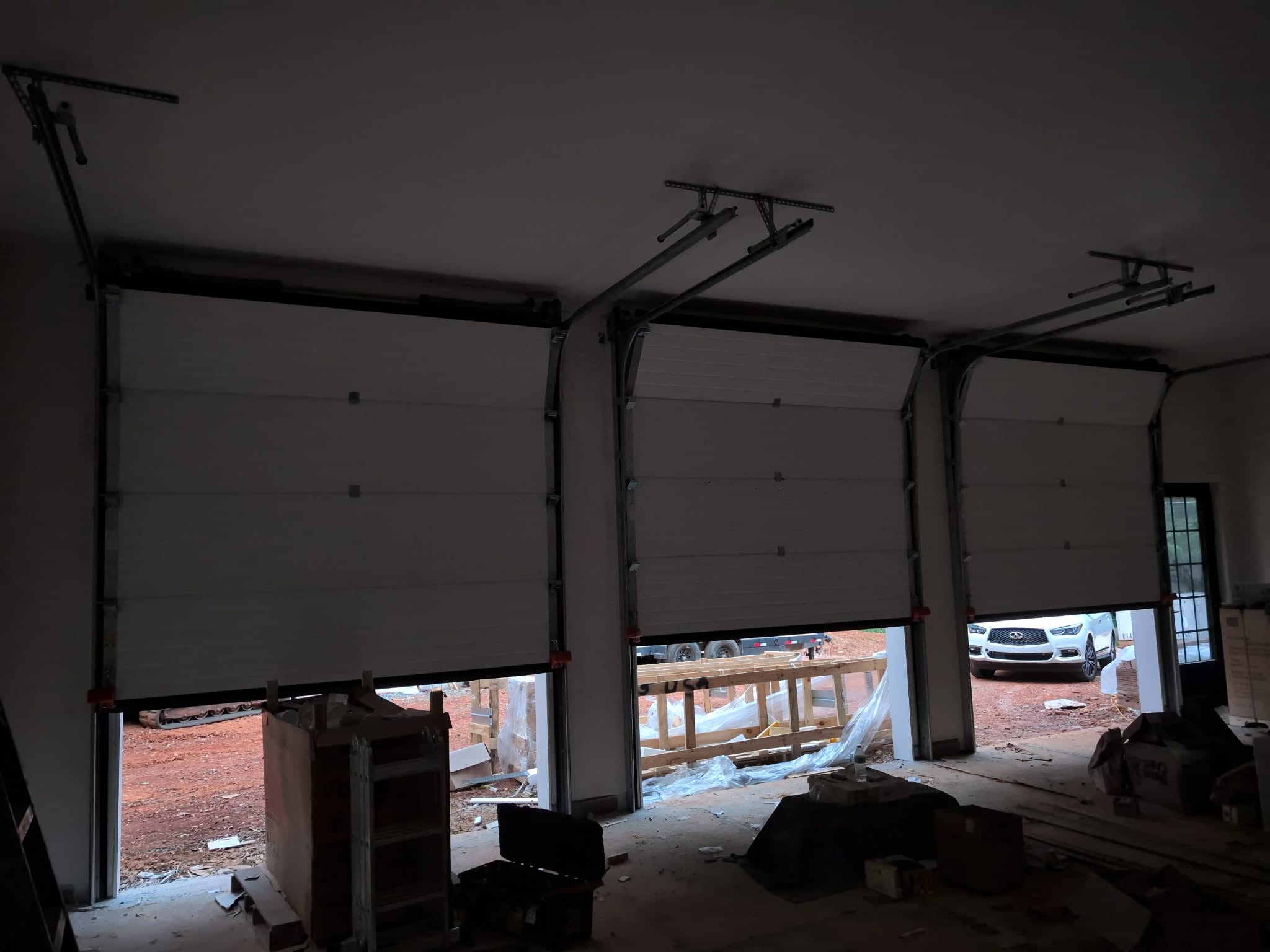 New construction, 3-bay